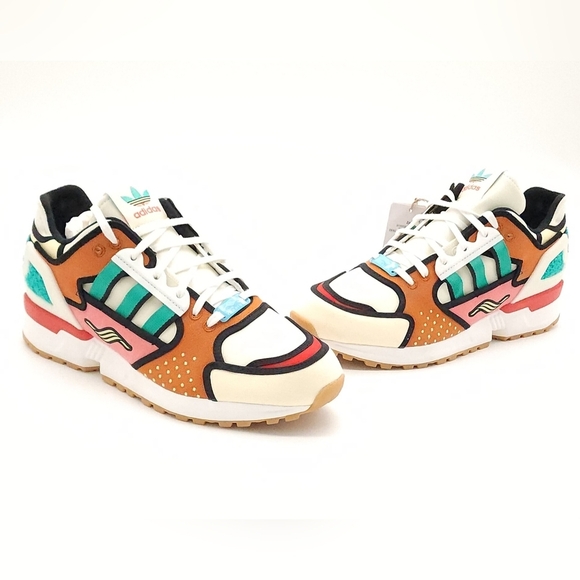 Adidas ZX 10000 x The Simpsons A-ZX Series Krusty Burger Collab HO5783 Size 9 - Picture 5 of 10